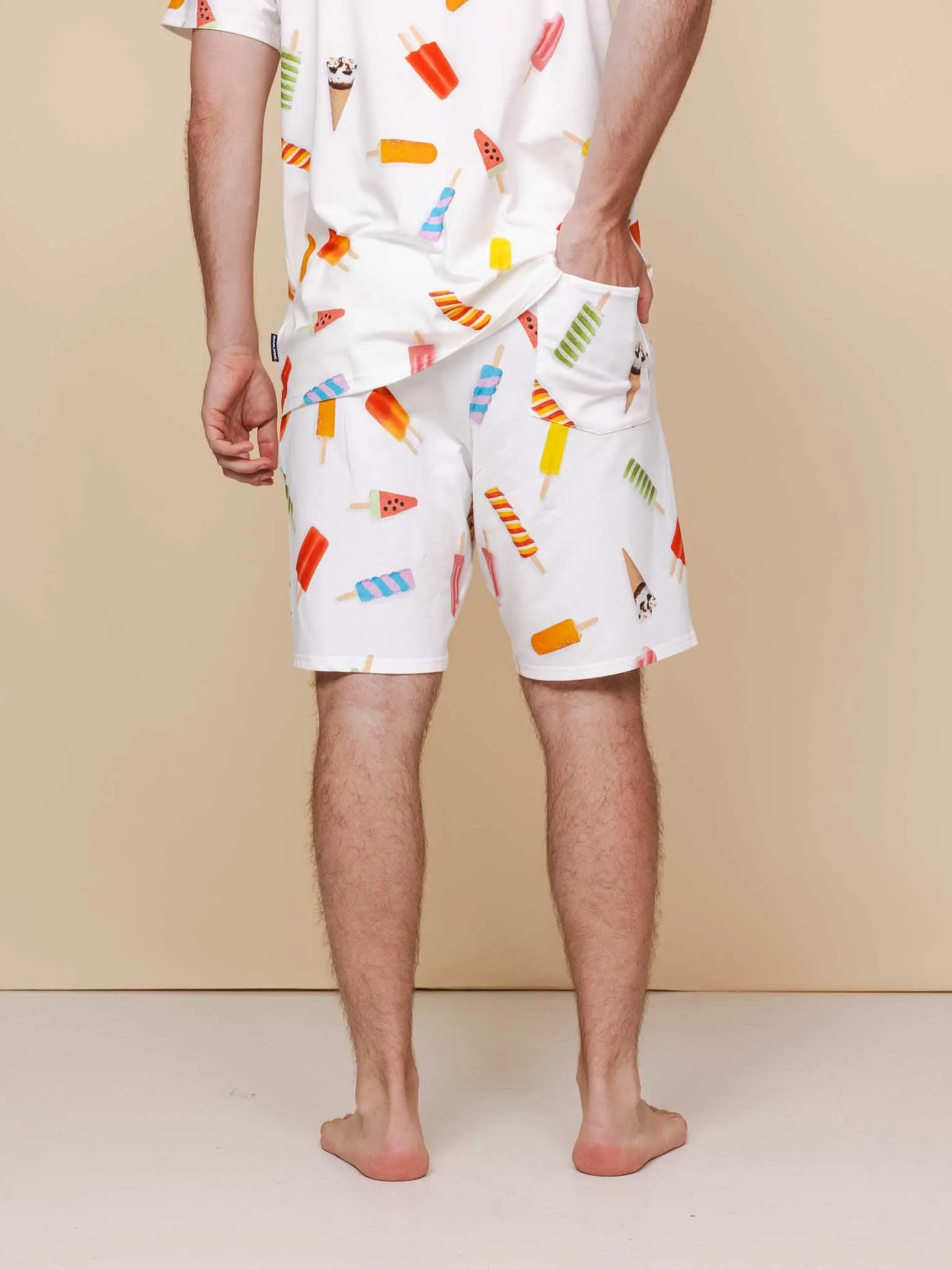 Popsicles T-shirt en Shorts set Heren