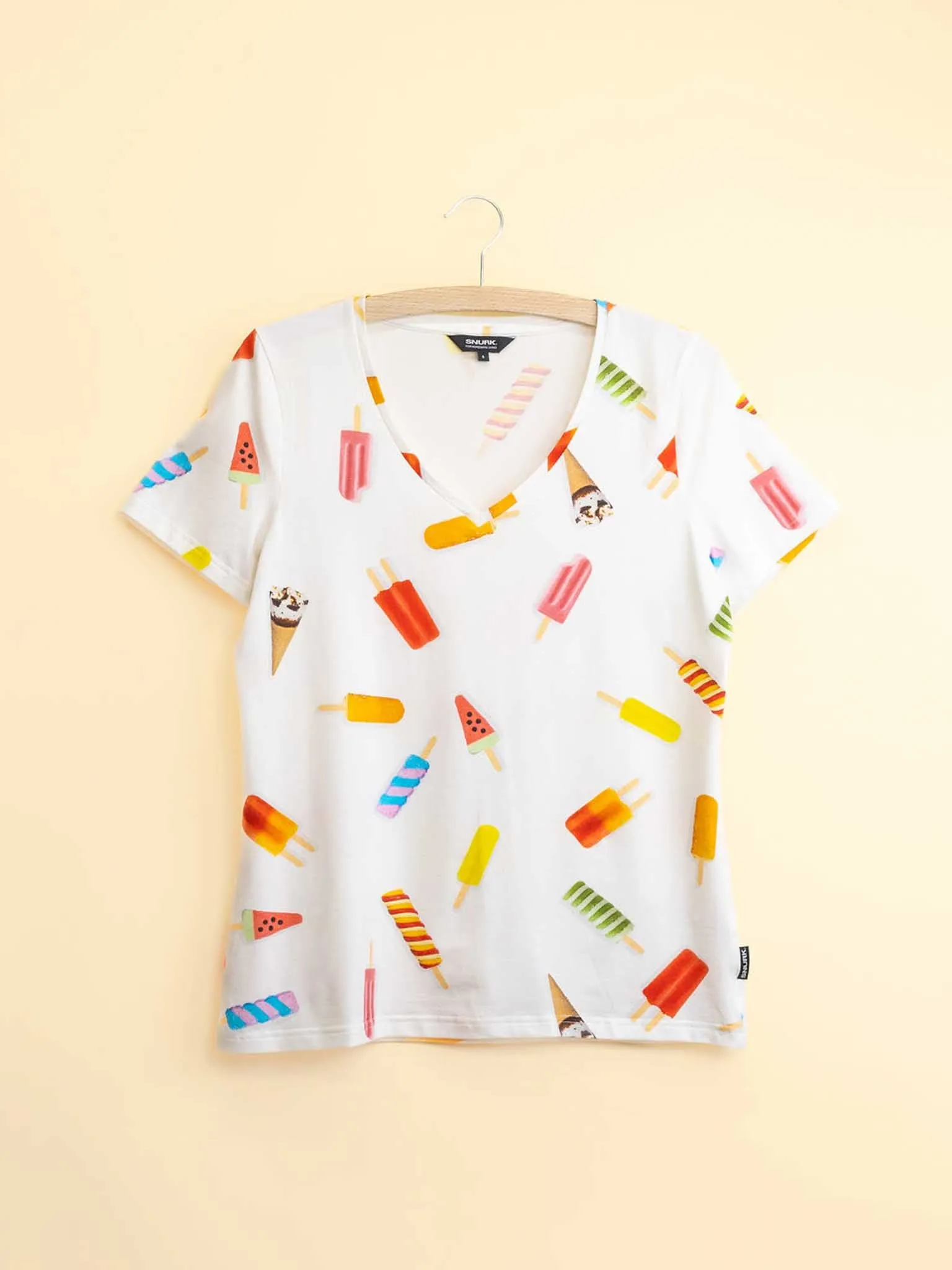 Popsicles V-neck T-shirt en Shorts set Dames