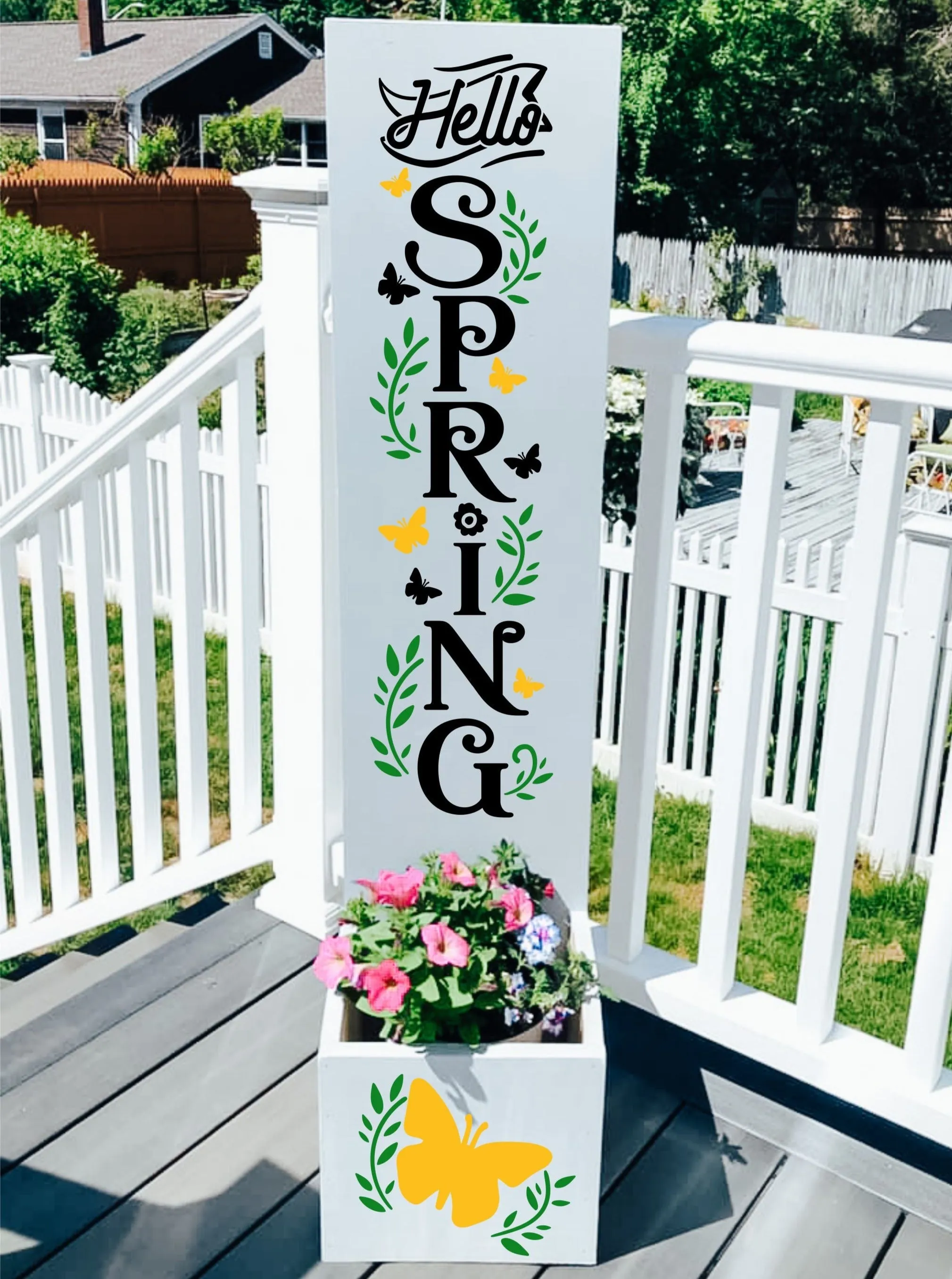 Porch Planter Boxes