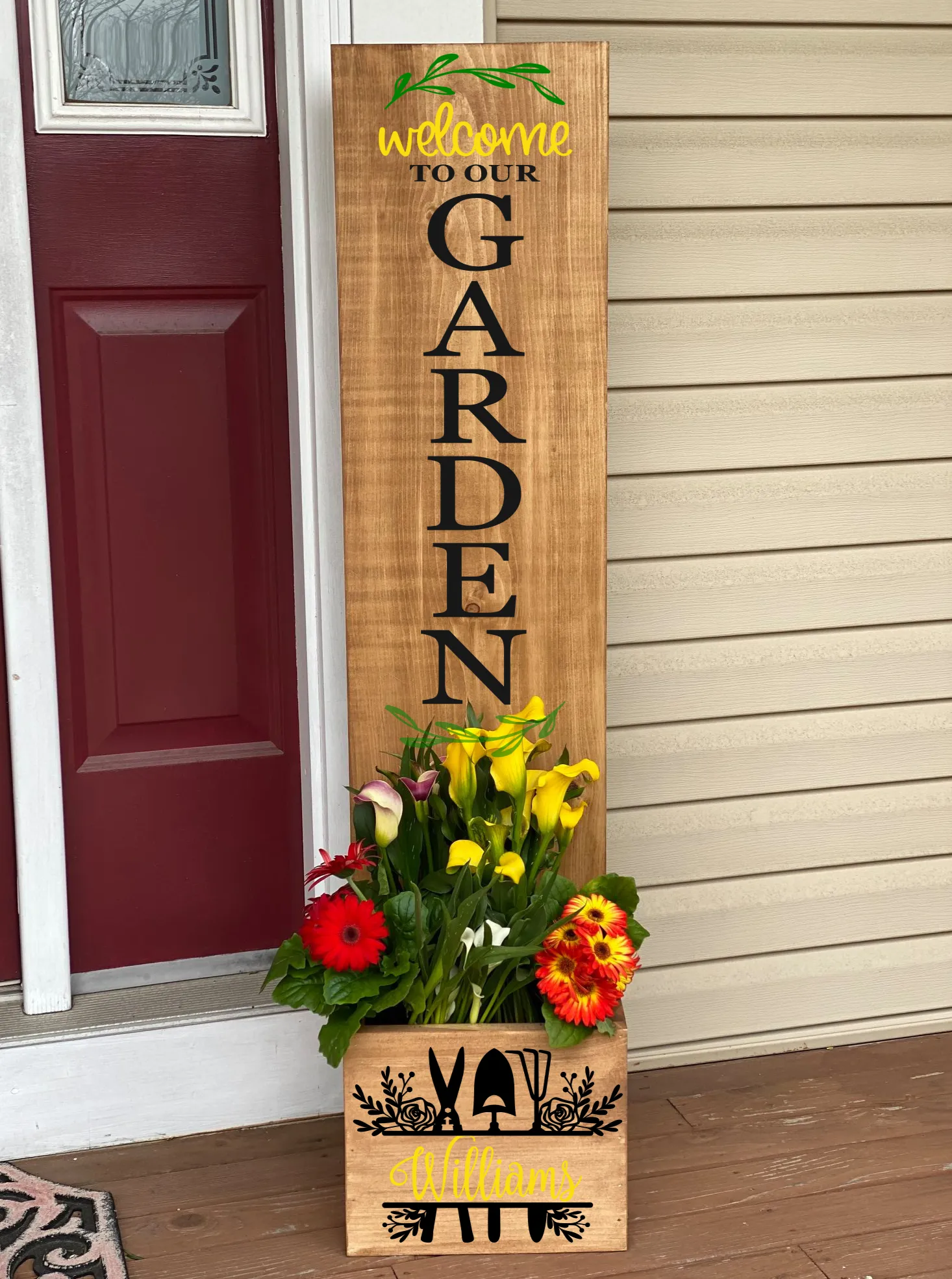 Porch Planter Boxes