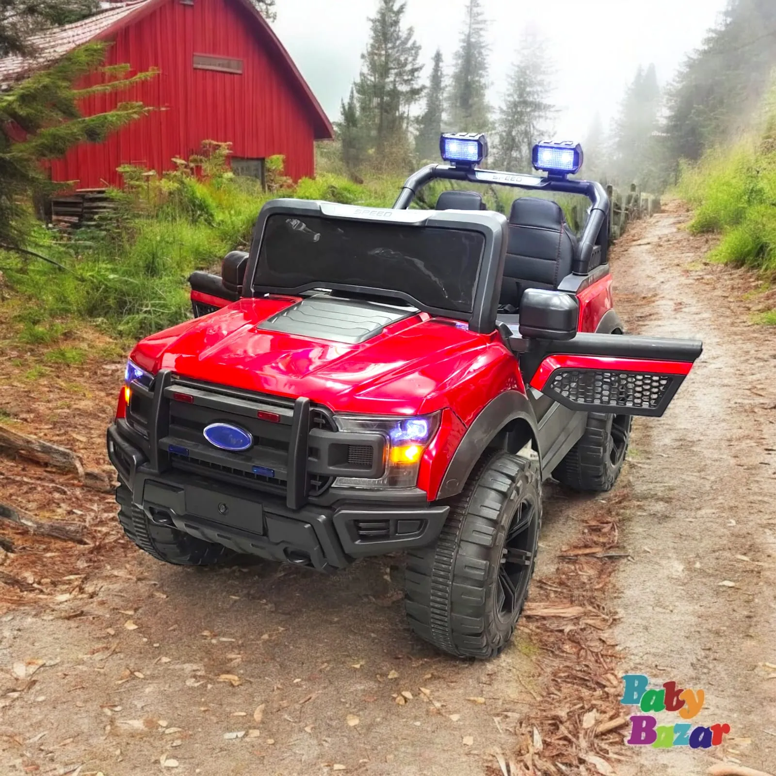 Powerful Kids' Electric Jeep – Dual Motor Adventure Ride