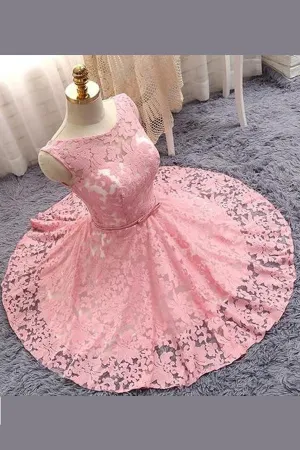 Princess Sheer Short Prom Dress,Appliques Floral Homecoming Dress Party Dress,SH117