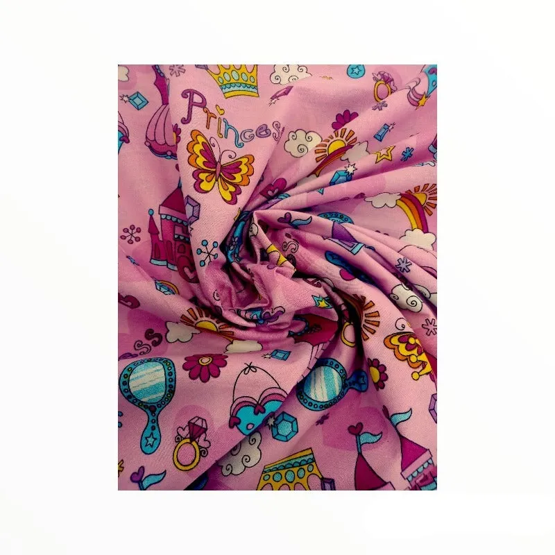 Printed Polycotton Sheeting 240 cm