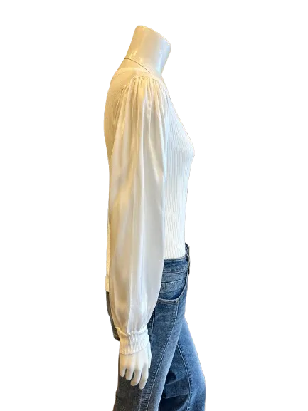 Puff Sleeve Henley Top