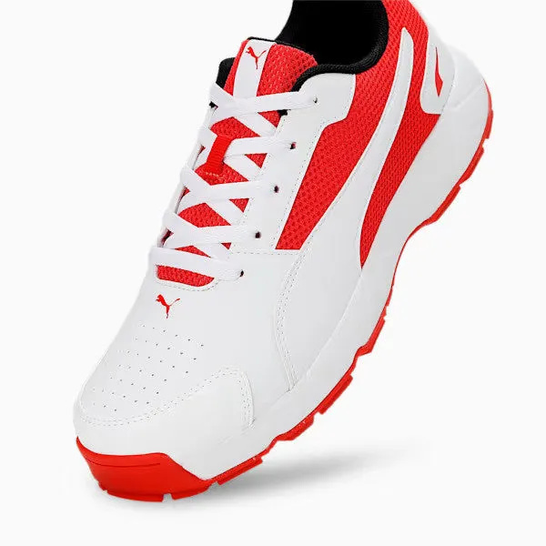 Puma 22 FH 10780602 Cricket Rubber Shoes Red White Size