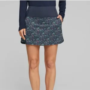 Puma x Liberty Golf Skort Floral Navy Blazer NWT