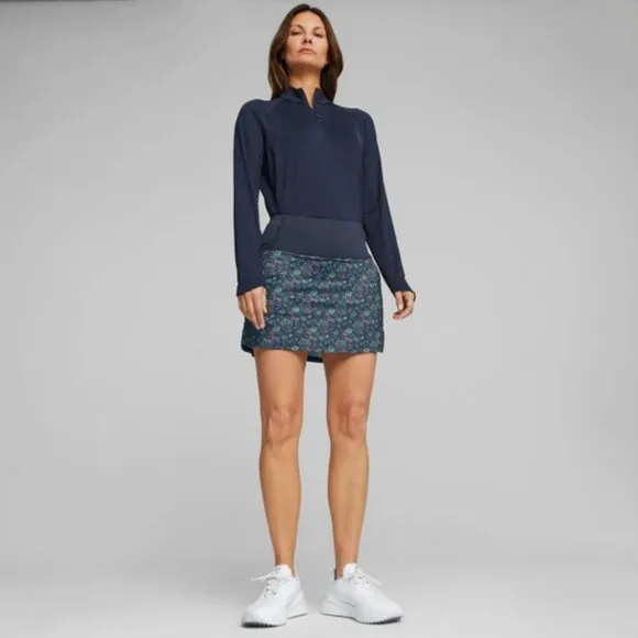 Puma x Liberty Golf Skort Floral Navy Blazer NWT