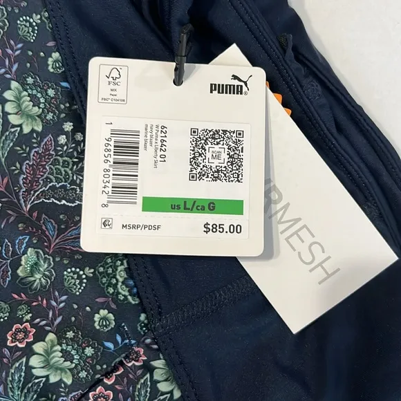 Puma x Liberty Golf Skort Floral Navy Blazer NWT