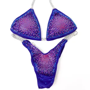 QS ST: Party Purple Nova. Hologram Electric Purple. Small/Standard Figure with Modest Rise