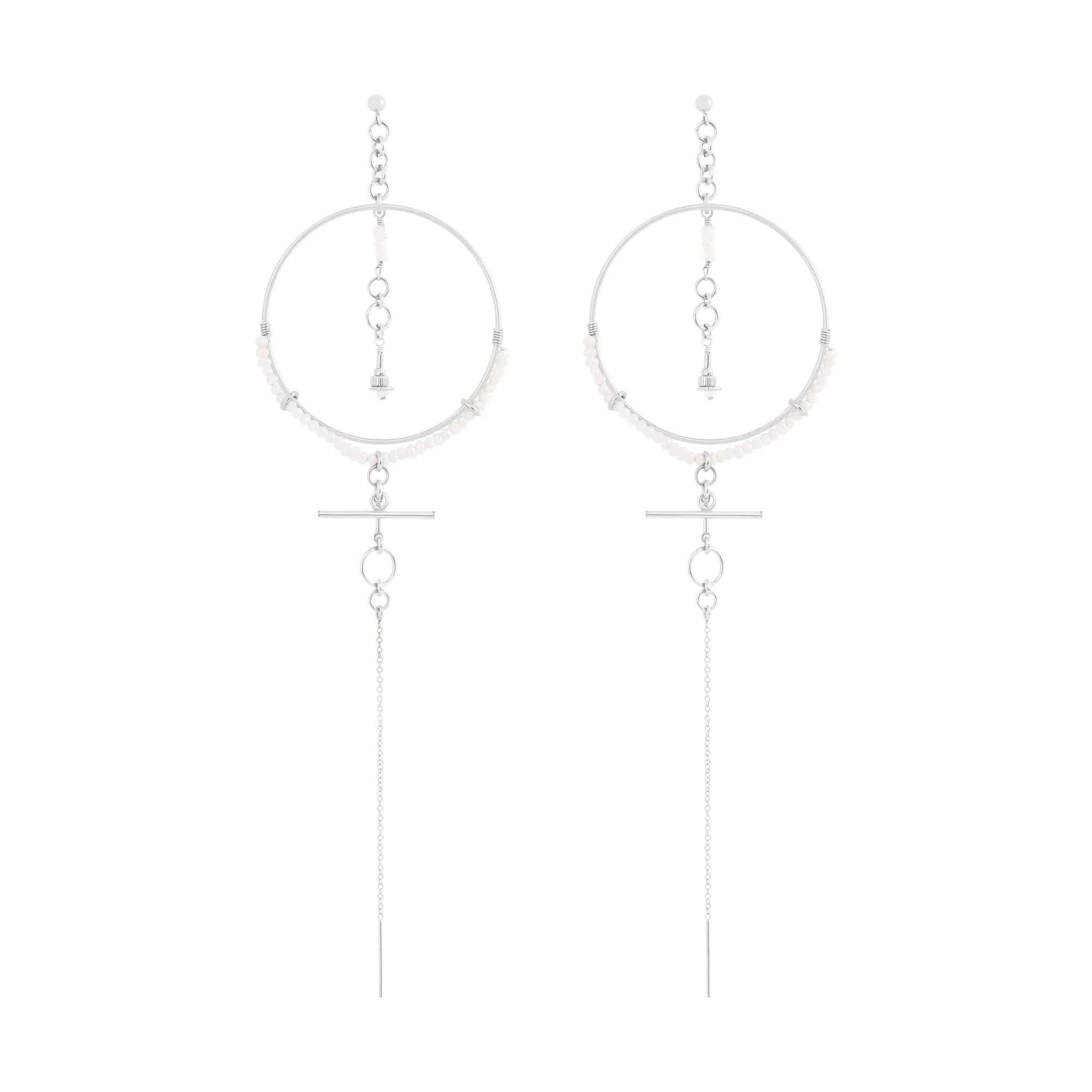 Raeya Earrings - Silver