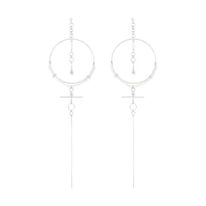 Raeya Earrings - Silver