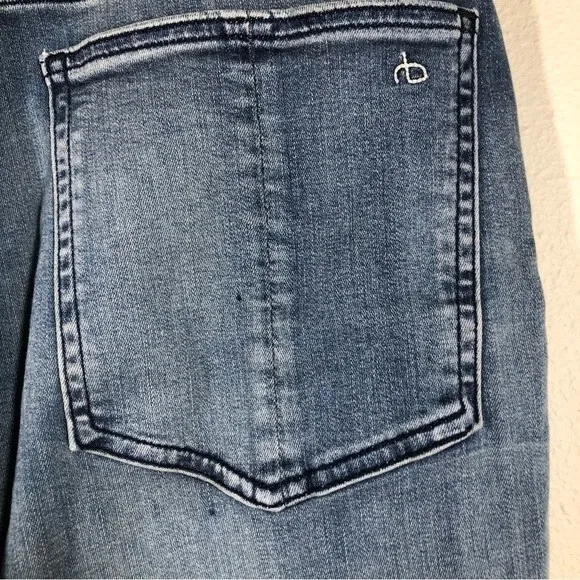 Rag &amp; Bone Cate Mid Rise Skinny Jeans Indigo Vail 31