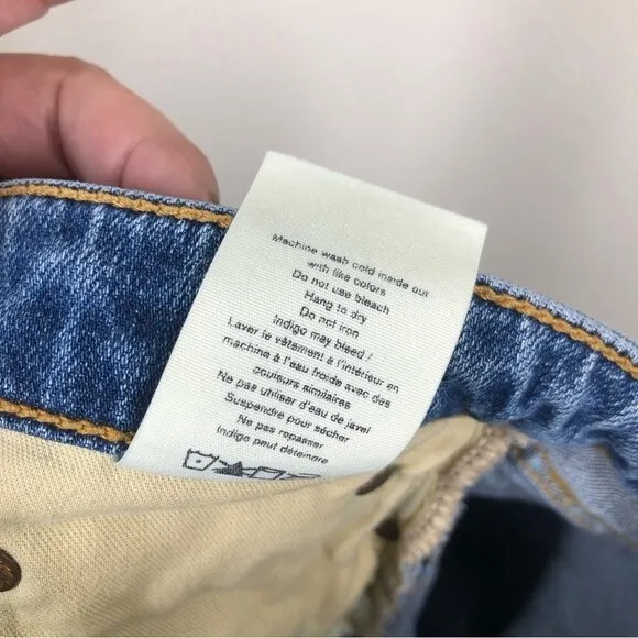 Rag &amp; Bone Dre Low-Rise Slim Boyfriend Jeans Distressed Dobbie Wash 27