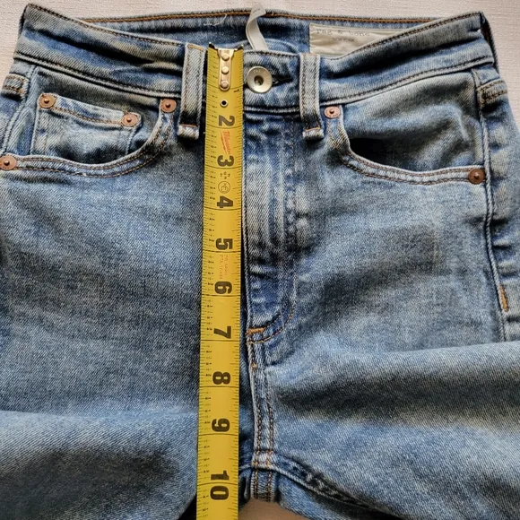 Rag &amp; Bone‎ Nina High Rise Ankle Cigarette Jeans Size 23