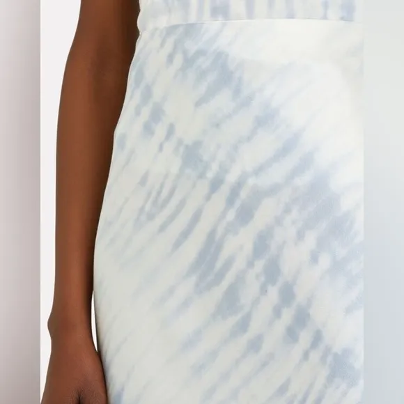 Rails Anya Tie-Dye Satin Midi Skirt