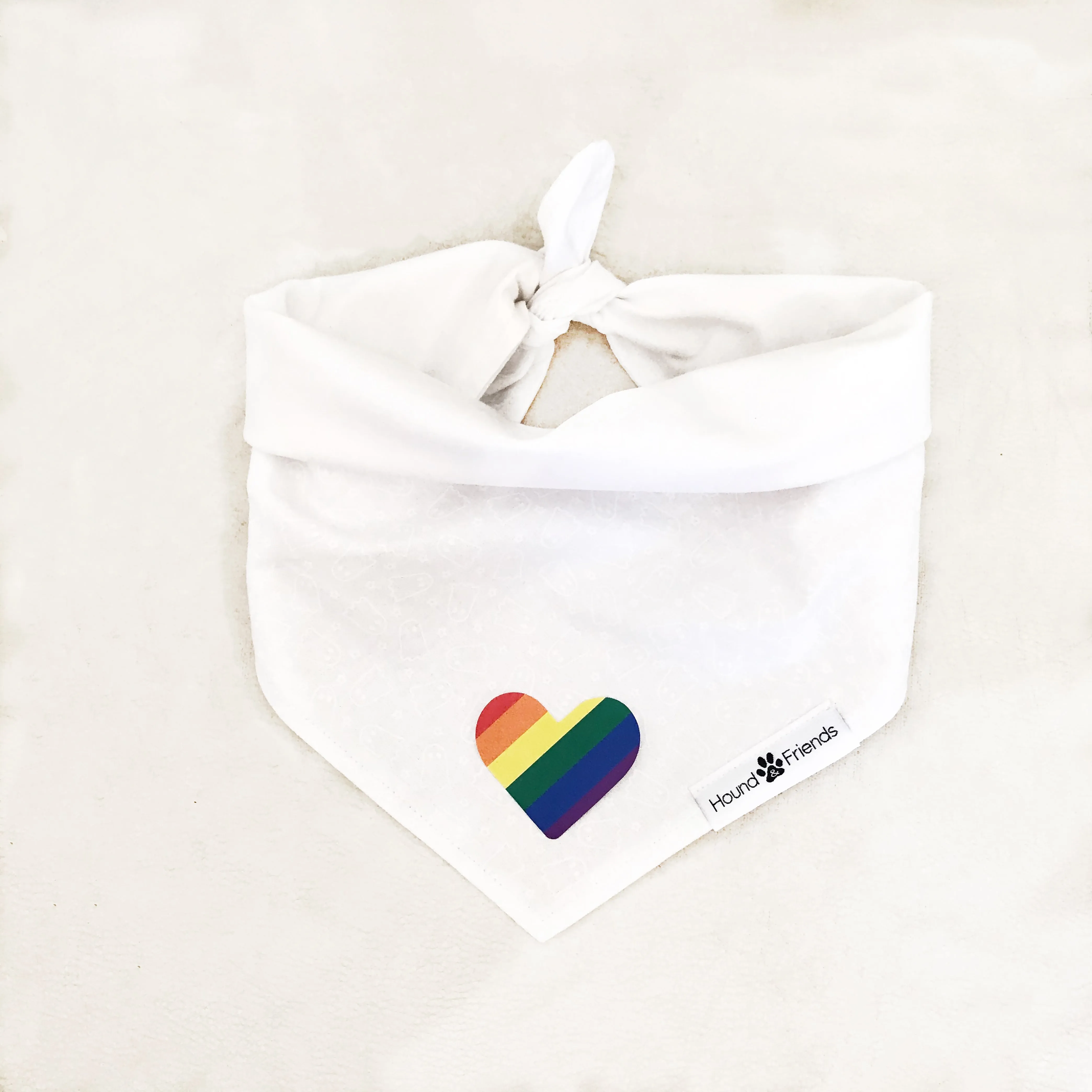 Rainbow Heart Iron-Ons Decal Design