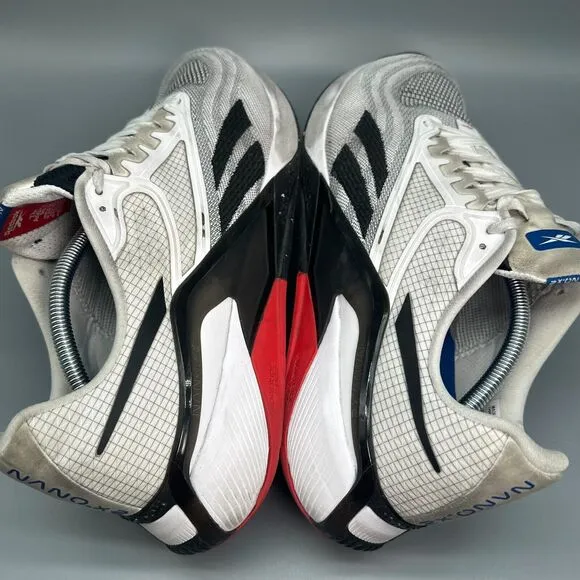 Reebok Nano X2 Men's 13 White Black Vector Red Sneakers Lace-Up Low Top Shoes