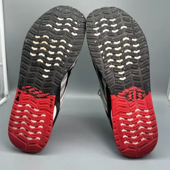 Reebok Nano X2 Men's 13 White Black Vector Red Sneakers Lace-Up Low Top Shoes