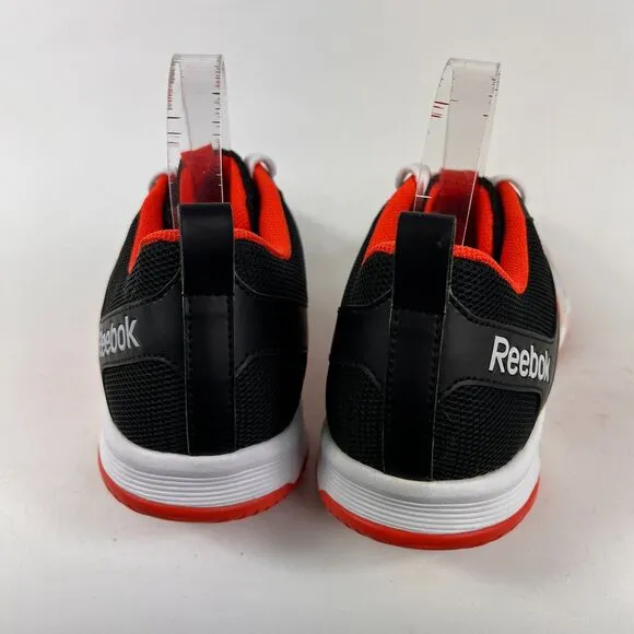 Reebok one glide fitframe us mens size 9 orange white black running sneakers