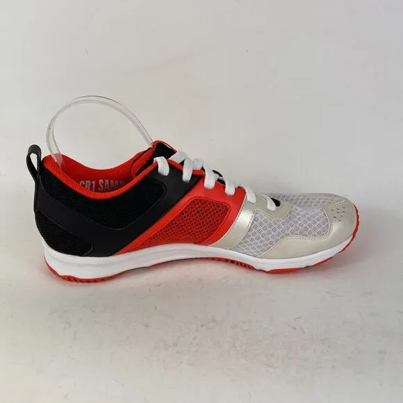 Reebok one glide fitframe us mens size 9 orange white black running sneakers