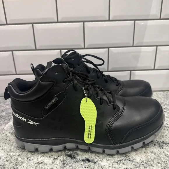 Reebok Sublite Cushion Mid Cut RB4144  Shoes Men's Work-boots 11.5 Wide Black