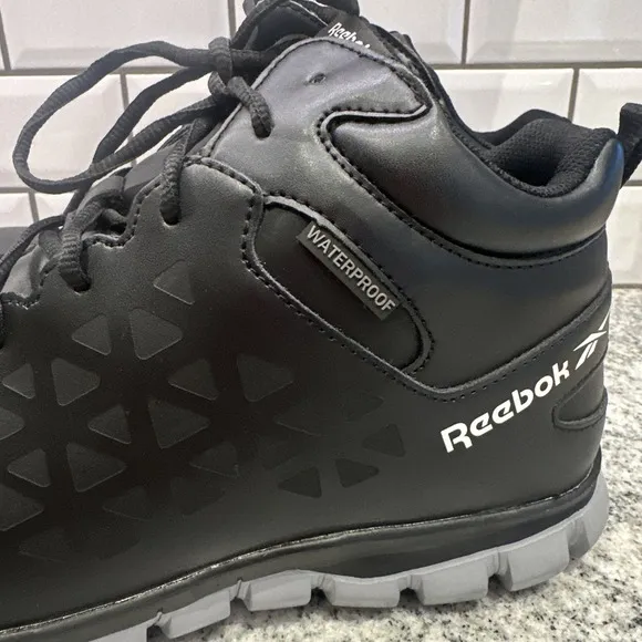 Reebok Sublite Cushion Mid Cut RB4144  Shoes Men's Work-boots 11.5 Wide Black