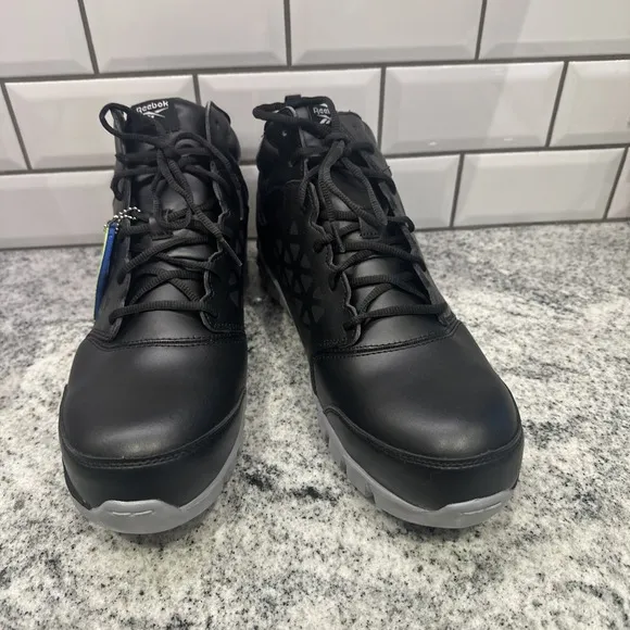 Reebok Sublite Cushion Mid Cut RB4144  Shoes Men's Work-boots 11.5 Wide Black