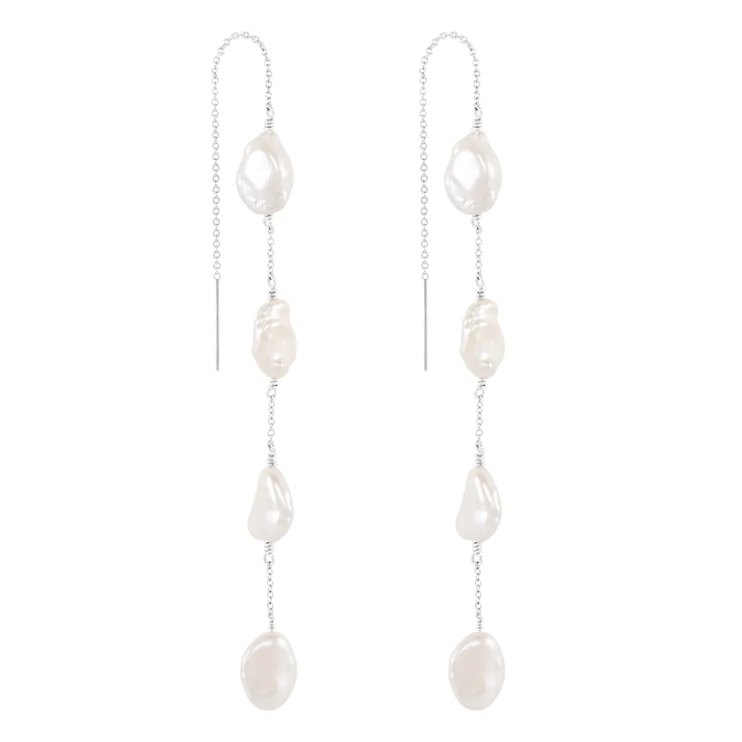 Renata Earrings - Silver