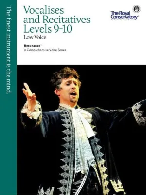 Resonance: A Comprehensive Voice Series Vocalises and Recitatives 9-10 Low Voice