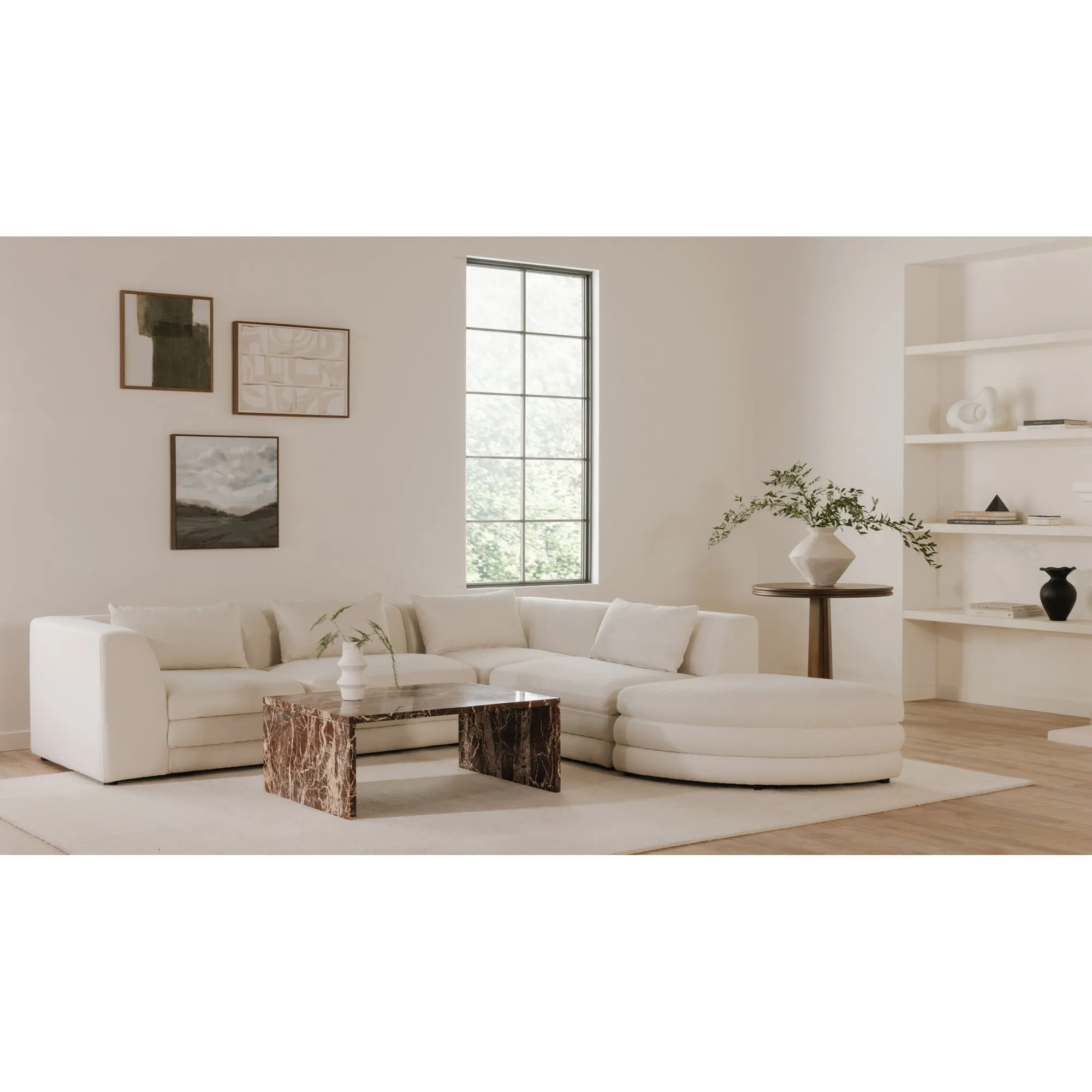 Retro-Chic Textured Slipper Chair - Amber Hue