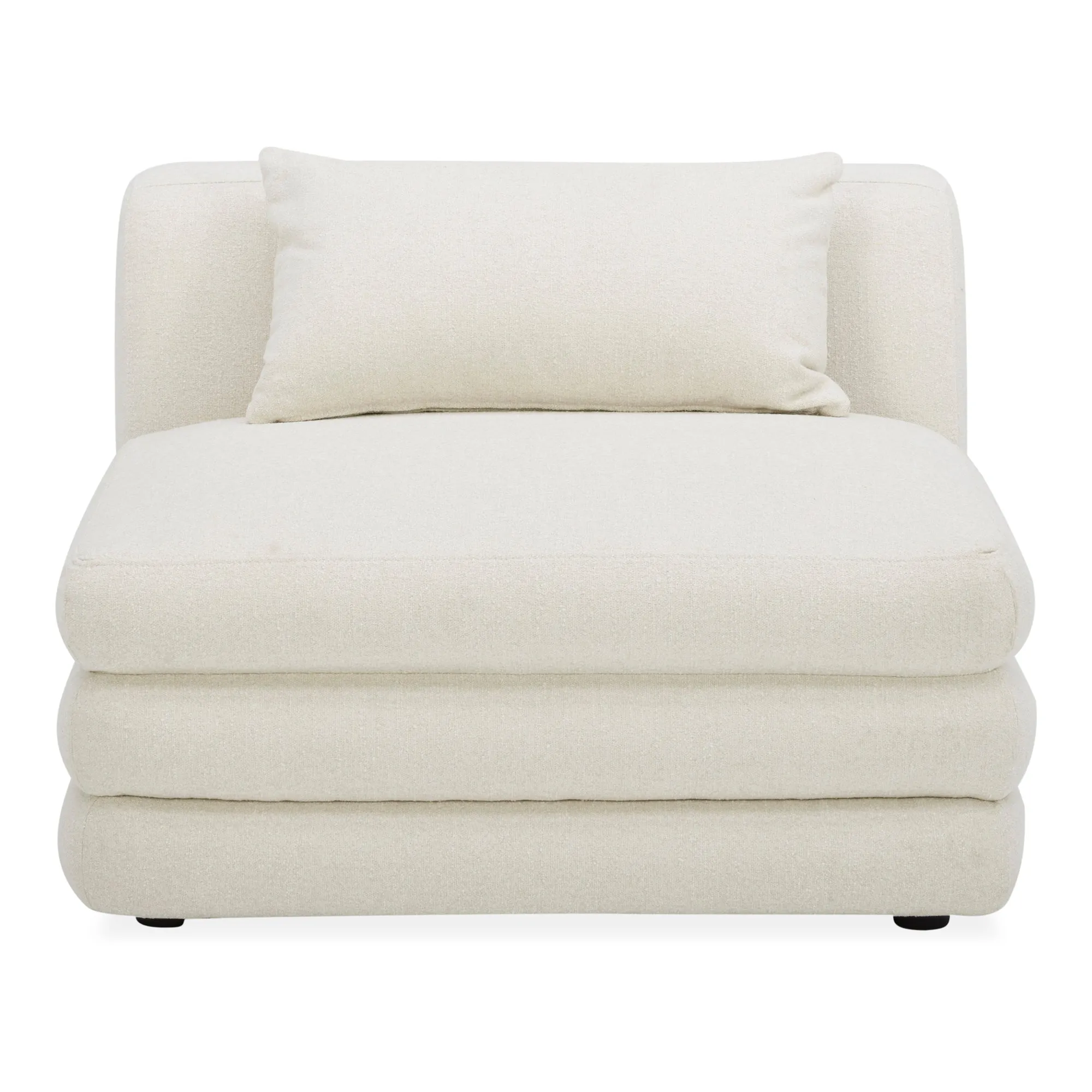 Retro-Chic Textured Slipper Chair - Amber Hue