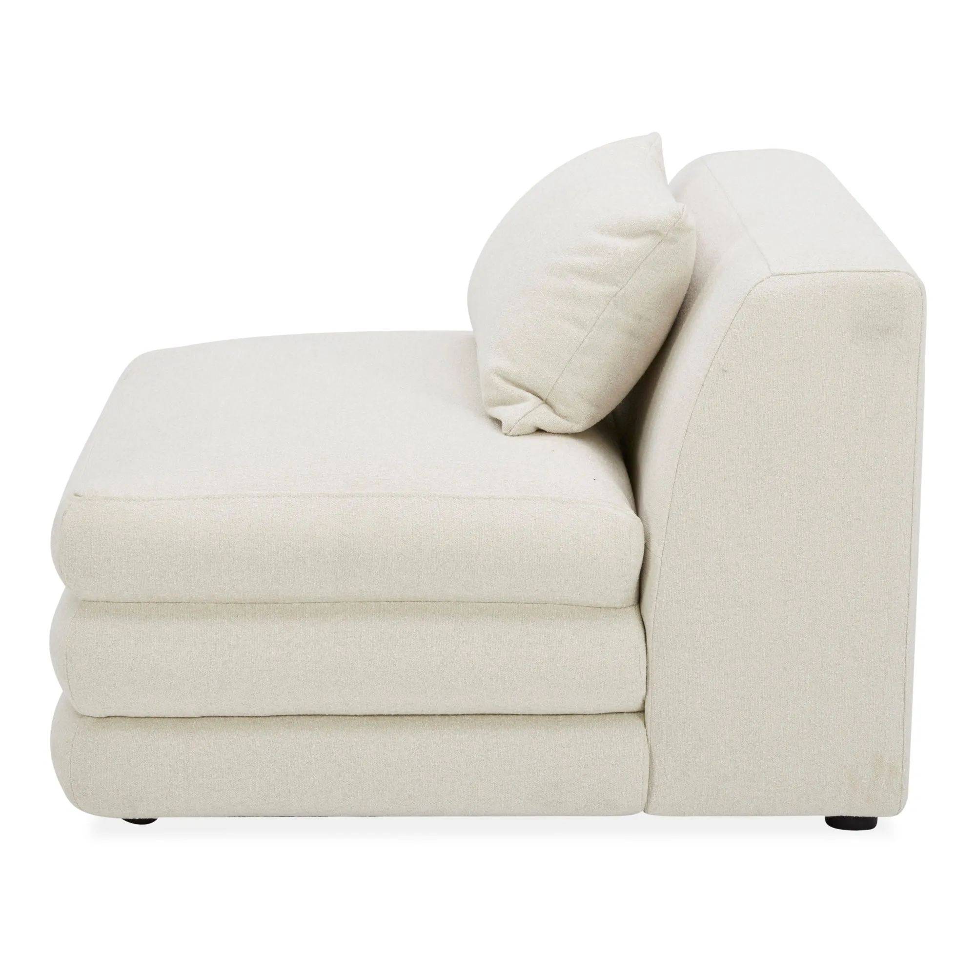 Retro-Chic Textured Slipper Chair - Amber Hue