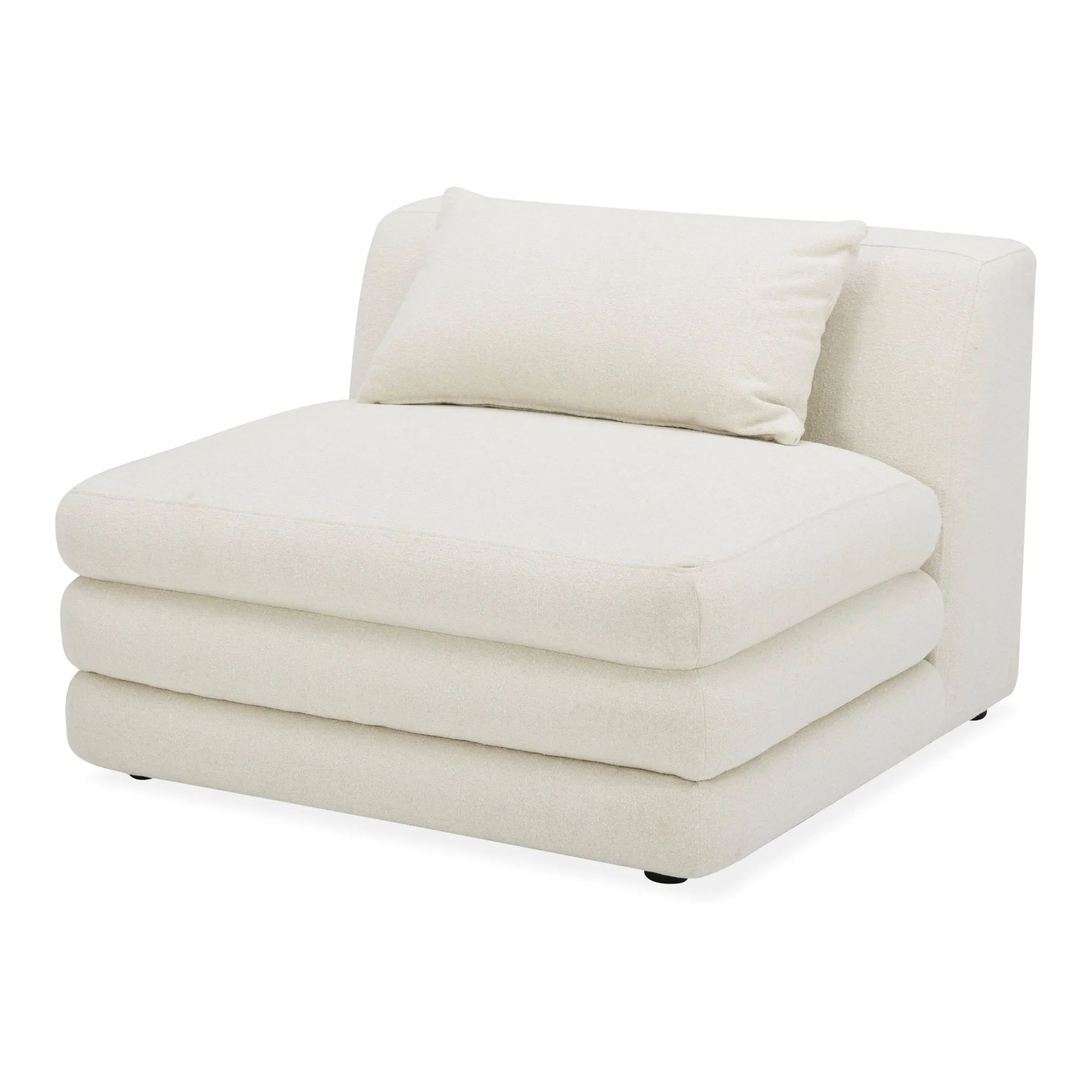 Retro-Chic Textured Slipper Chair - Amber Hue