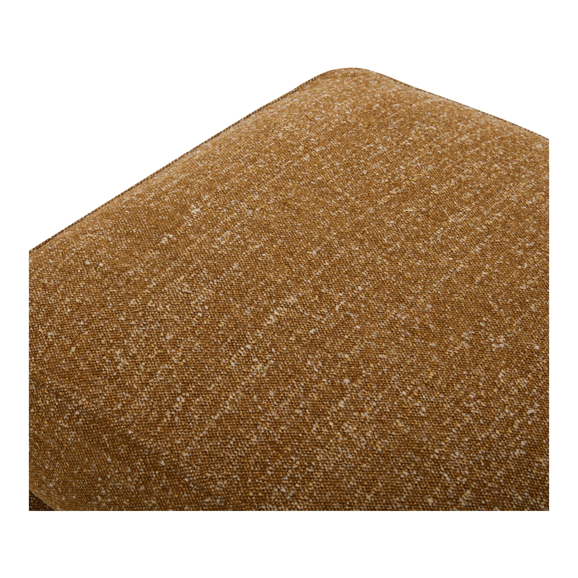 Retro-Chic Textured Slipper Chair - Amber Hue