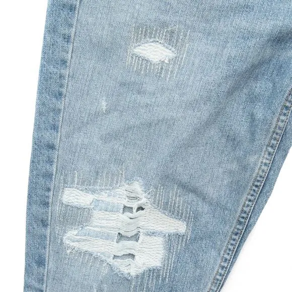 Revolve Re/Done Originals Low Rise Light Repair Skinny Size 29