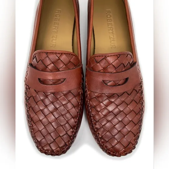 Robert Zur PETRA Vintage Luggage True Glove Loafers  6.5