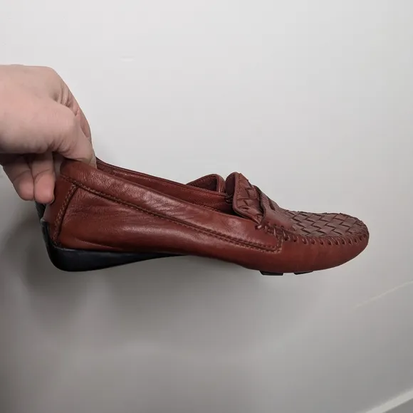 Robert Zur PETRA Vintage Luggage True Glove Loafers  6.5