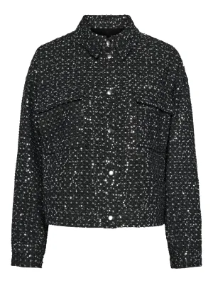Roberta sequin jacket grey