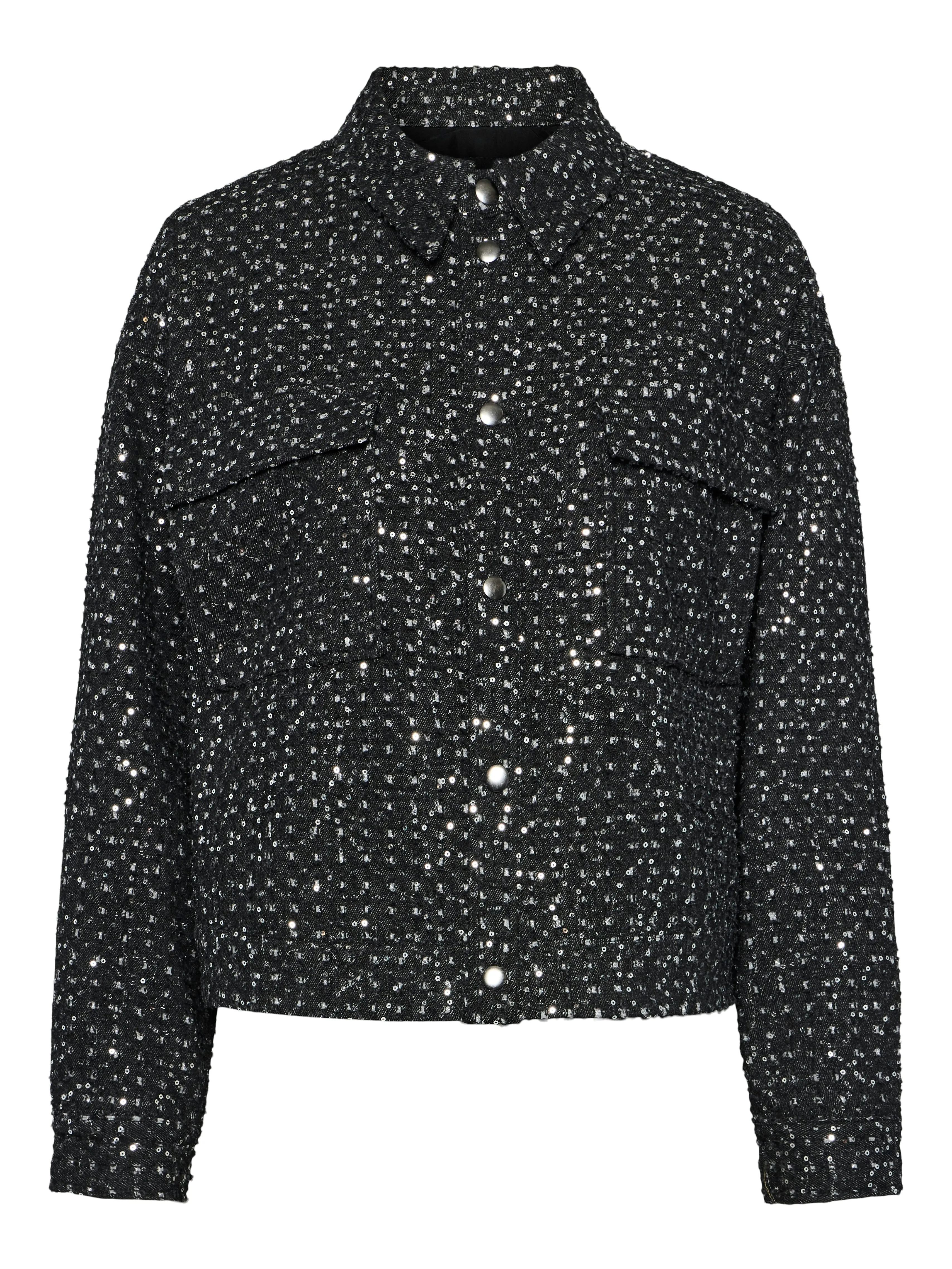 Roberta sequin jacket grey