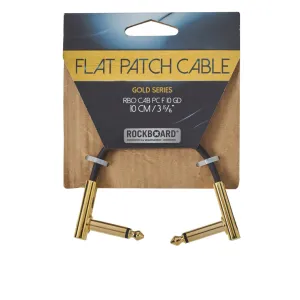 RockBoard GOLD Series Flat Patch Cable, 10 cm / 3 15/16"