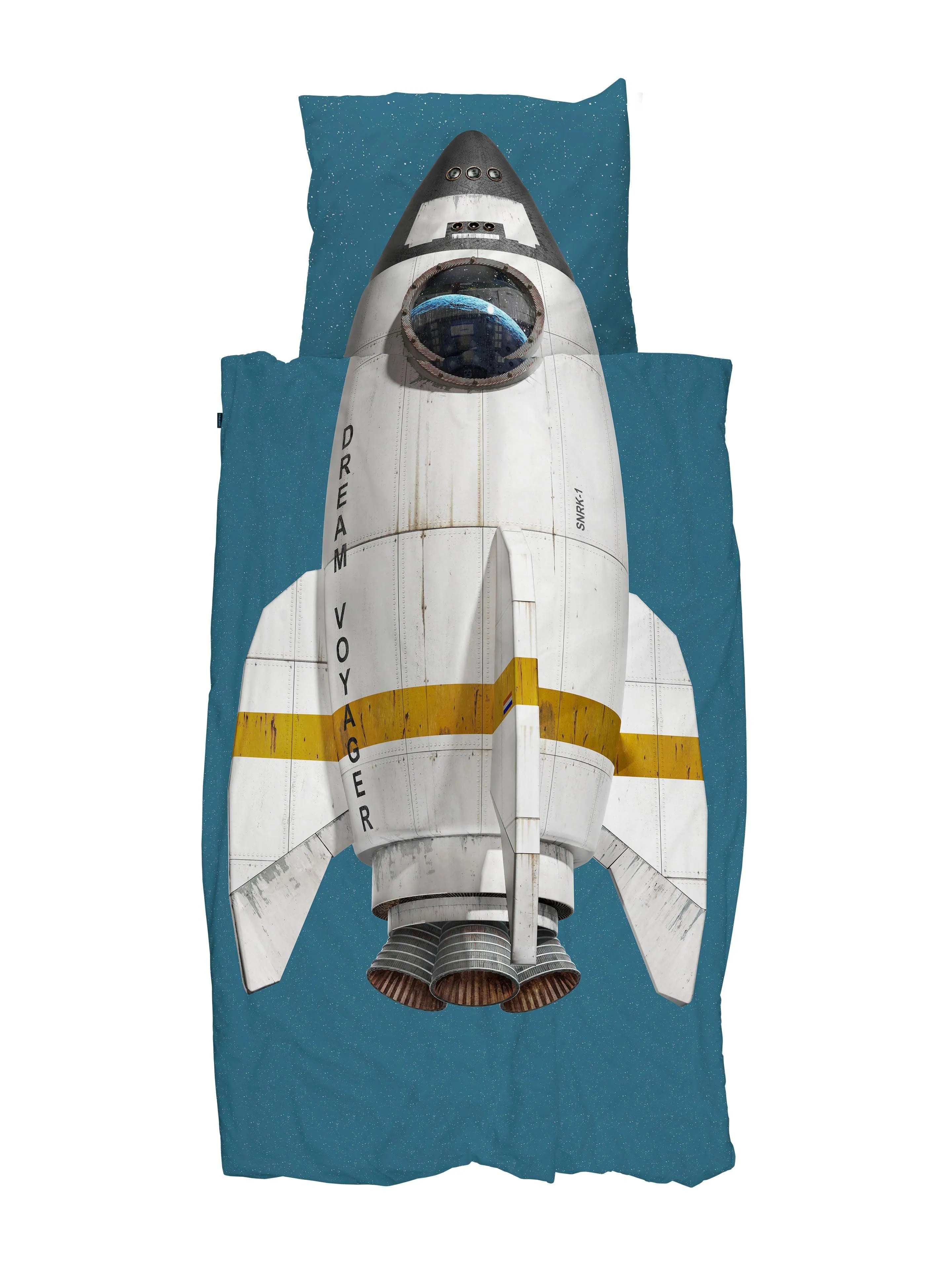Rocket Smokey Blue dekbedovertrek DE