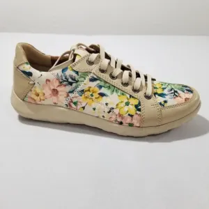 Rockport Cobb Hill Shoes Womens 7 M Amaile Lace-Up Sneaker Leather Floral