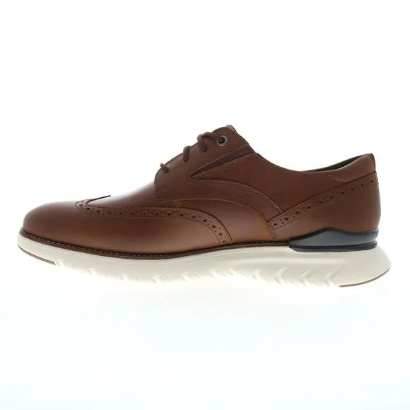 Rockport Mens Total Motion Sport Wingtip Brown Shoes (NWT)