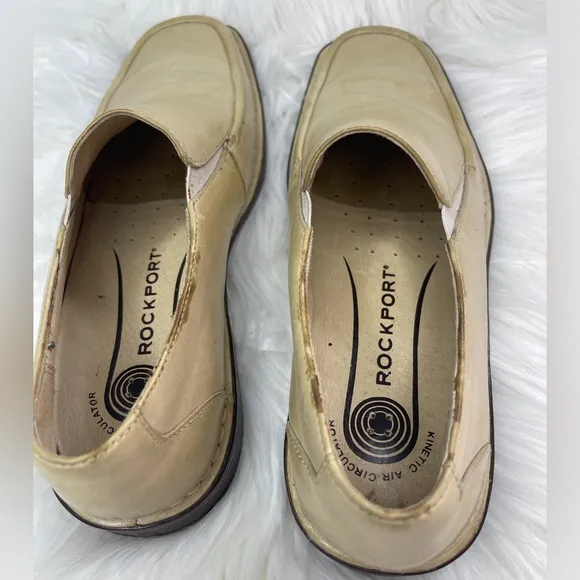 Rockport slip ons, size 8