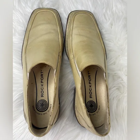 Rockport slip ons, size 8