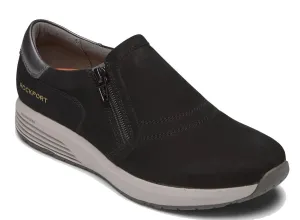 Rockport Women's TruStride Slip On Black Nubuck