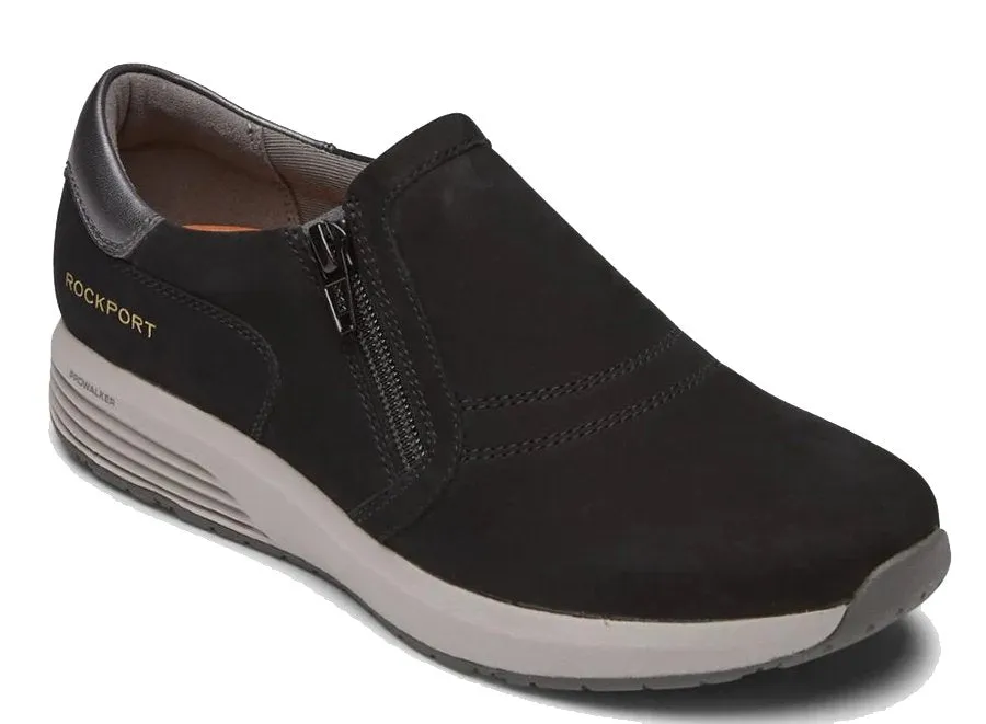 Rockport Women's TruStride Slip On Black Nubuck