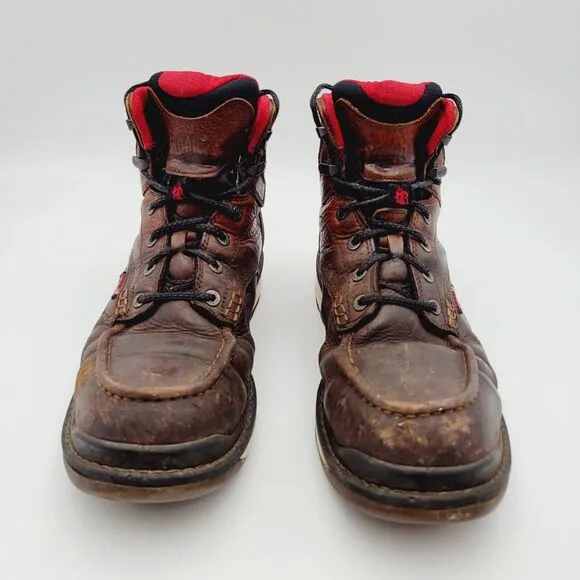 Rocky Mens Rams Horn Work Safety Boots Brown Composite Toe Waterproof 12 W