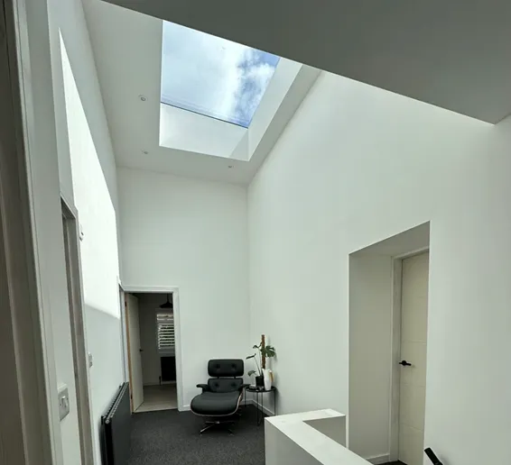 Roofglaze Skyway Fixed Flat Glass Rooflight - Bespoke Sizes (Toughened & Laminated Low E Glass)