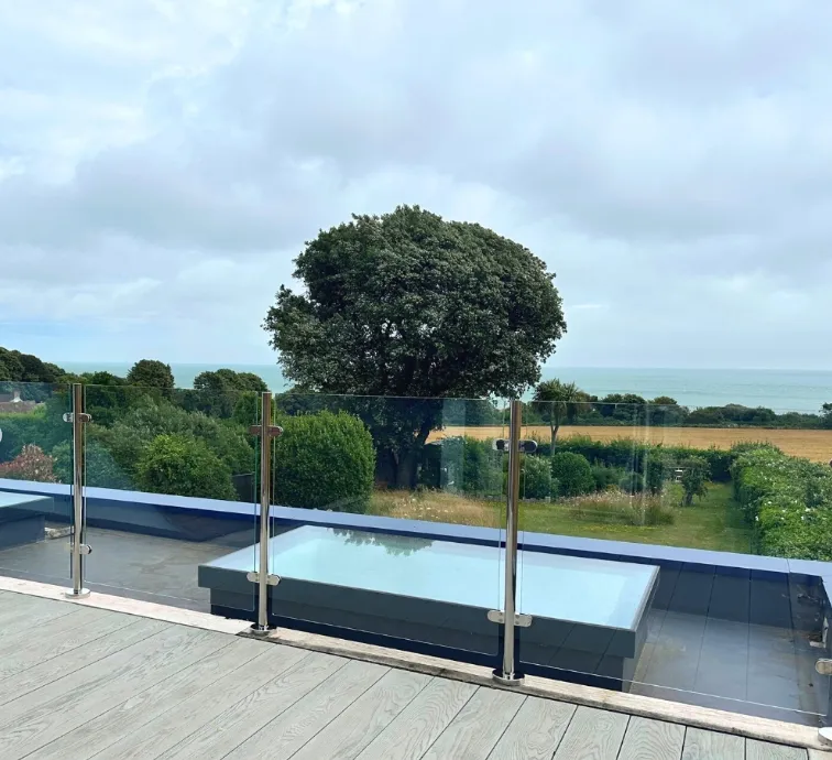 Roofglaze Skyway Fixed Flat Glass Rooflight - Bespoke Sizes (Toughened & Laminated Low E Glass)